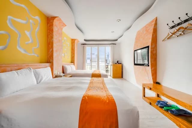 墾丁圍園旅店-高級四人房-附浴缸-3