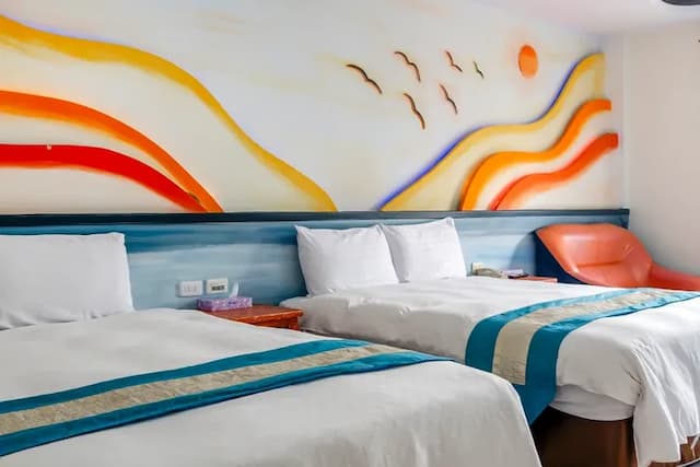 墾丁圍園旅店-山景四人房-附浴缸-5