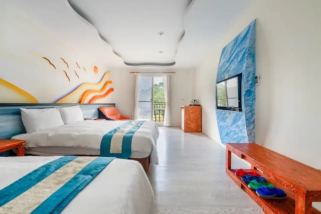 墾丁圍園旅店-山景四人房-附浴缸-3