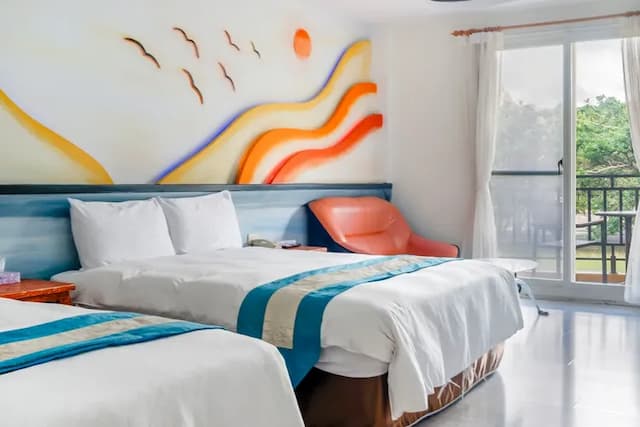 墾丁圍園旅店-山景四人房-附浴缸-4