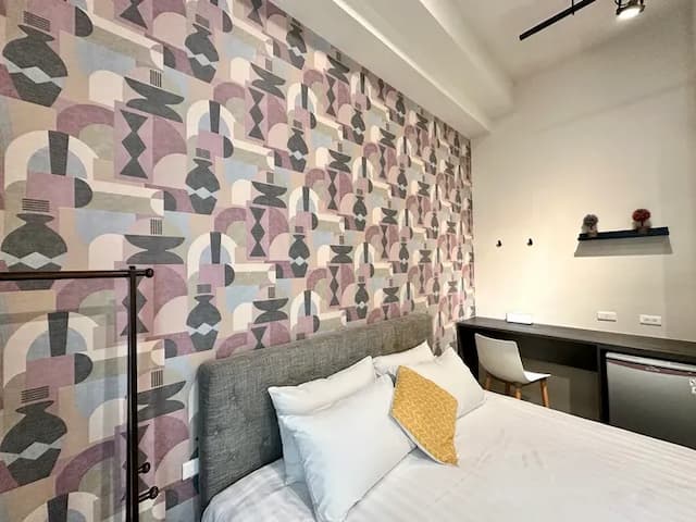 默默旅宿-101雙人房 (低樓層/附露台)-4