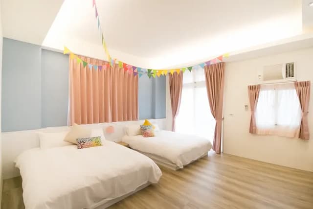 ONE HOUSE 花蓮天外天民宿 l 4-16人花蓮包棟 | 電動麻將桌＆SWITCH-4人包棟（雙人房*2或四人房*1）-1