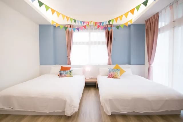 ONE HOUSE 花蓮天外天民宿 l 4-16人花蓮包棟 | 電動麻將桌＆SWITCH-8人包棟（雙人房*2 + 四人房*1）-5