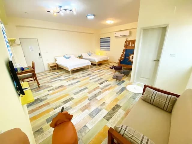 Camino B&B-Penghu Camino B&B-Comfortable Group Room for Six People (Tujun)-1