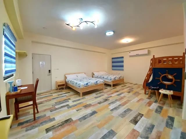 Camino B&B-Penghu Camino B&B-Comfortable Group Room for Six People (Tujun)-4