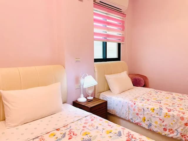 Camino B&B-Penghu Camino B&B-Comfortable Double Room with Shared Beds (Lilac)-5