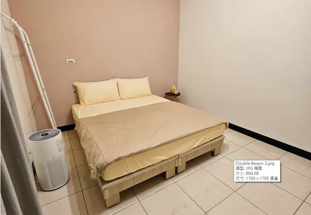 南島旅宿-雙人雅房(衛浴共用) (一大床) 4樓-1