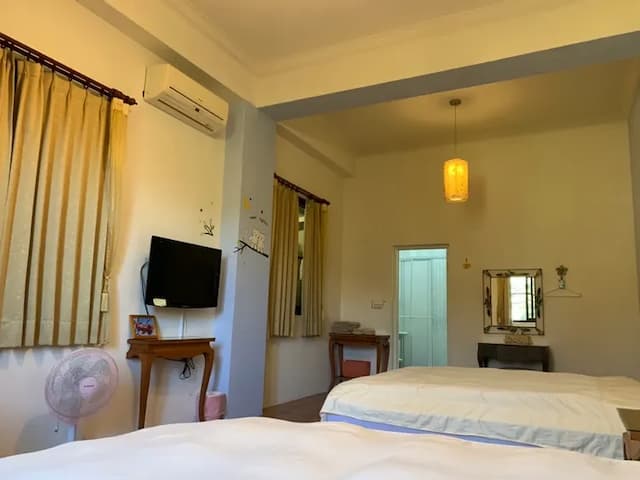 Tenlai Leisure Homestay | Free Breakfast-すべて順調・4人部屋 ガーデンビュー-3