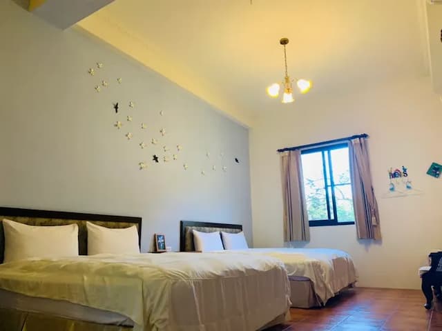 Tenlai Leisure Homestay | Free Breakfast-すべて順調・4人部屋 ガーデンビュー-1