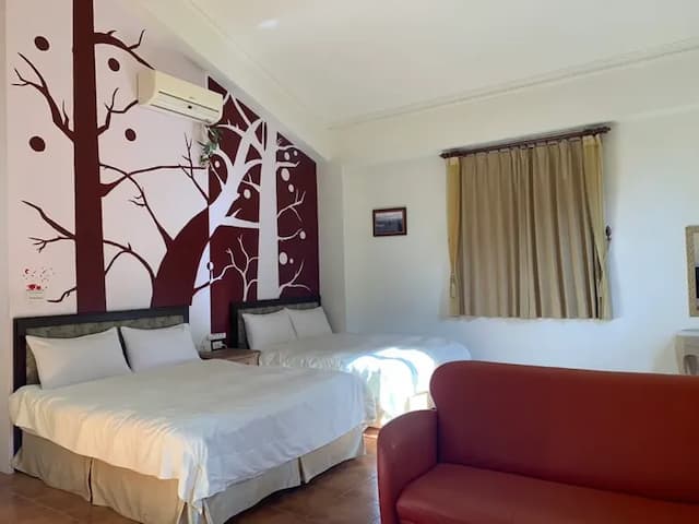 Tenlai Leisure Homestay | Free Breakfast-快適なマウンテンビュー 4 人部屋-1