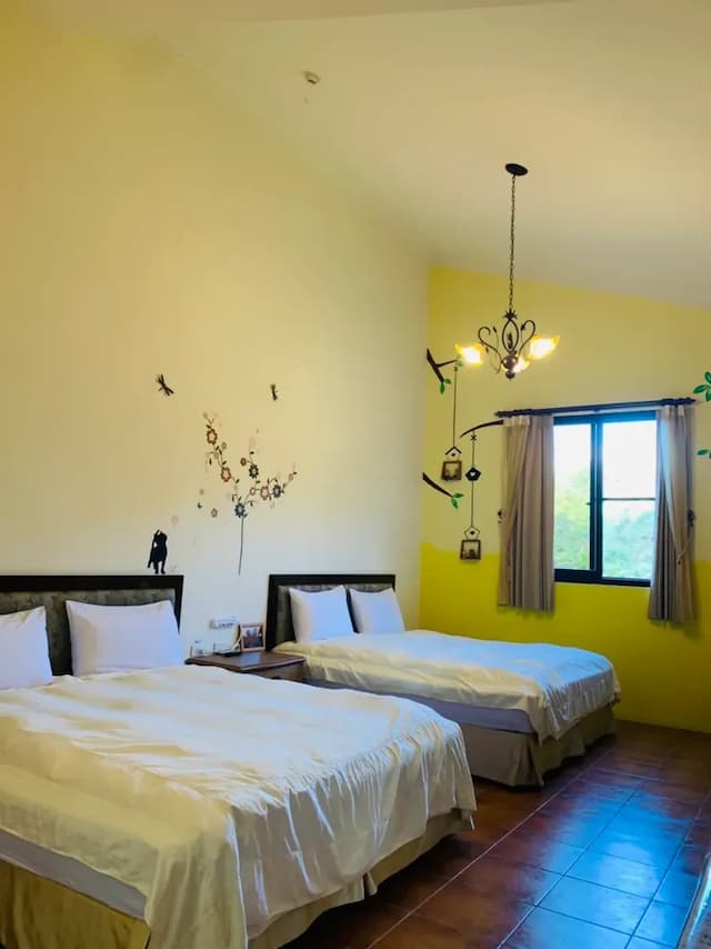 Tenlai Leisure Homestay | Free Breakfast-満足と感謝‧4人部屋 マウンテンビュー-3