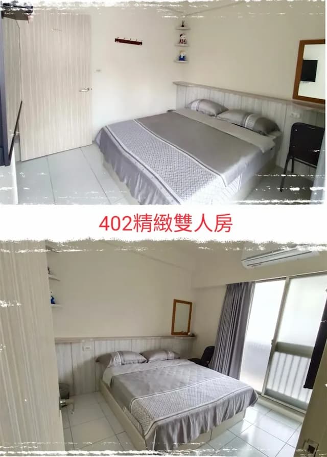 Tainan Light Travel B&B-402 エクスクイジット ダブルルーム-2
