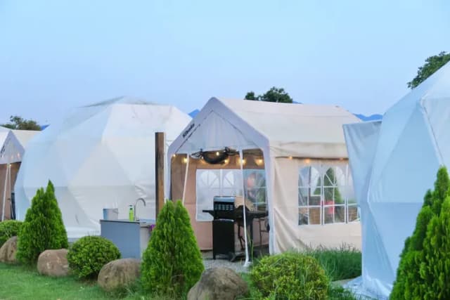 歸樸森活｜獨家8折起！豪華星球帳、一泊三食附贈手作體驗-【懶人露營】4人星空帳-4