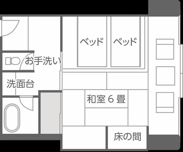 日光鬼怒川 三日月飯店｜鬼怒川溫泉站步行2分-Japanese-Western room-6