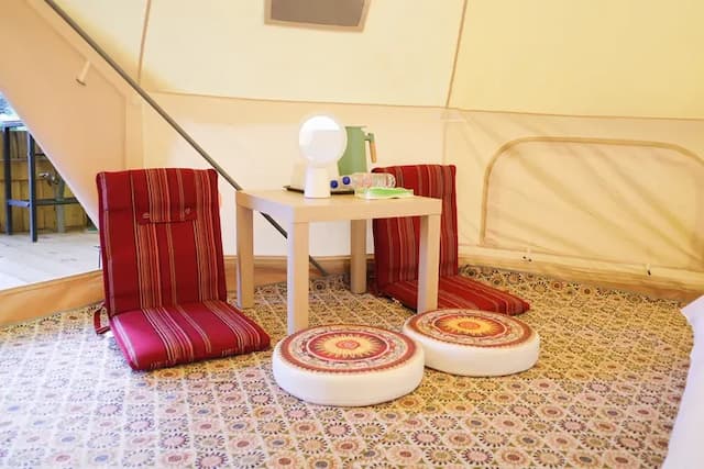 Love spending camping-[Tent-free] Temple tent (public bathroom)｜5M*5M-5