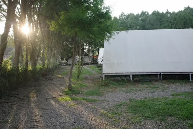 Love spending camping-[Tent-free] Temple tent (public bathroom)｜5M*5M-10