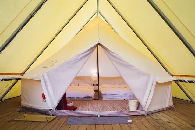 Love spending camping-[Tent-free] Temple tent (public bathroom)｜5M*5M-6