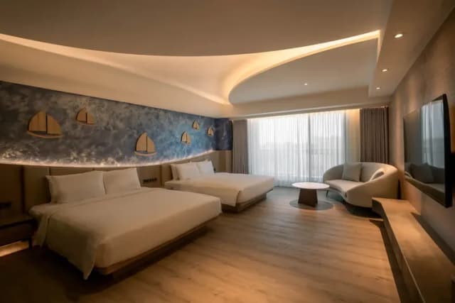 觀夕豪華家庭房