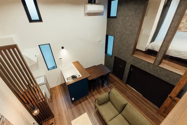 YOUR ROOM 熊本駅-【202号】熊本駅近！50インチTV♪おしゃれなメゾネットタイプ・キッチン付(1〜4名様)-6