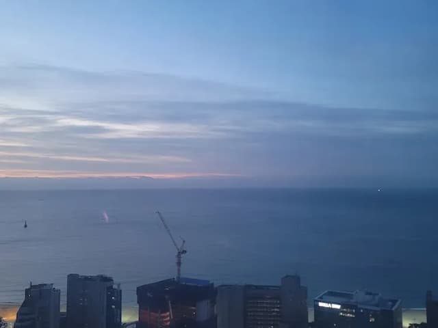 객실에서 보이는 오션뷰