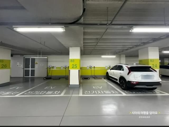 지하주차장(전기자동차 충전기)
