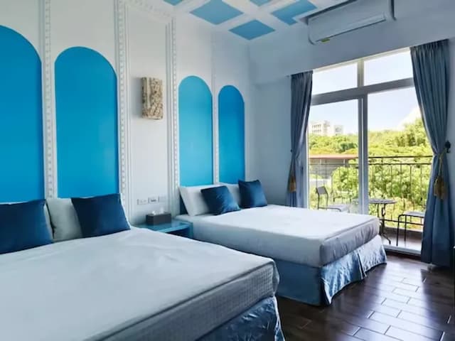 小琉球 白海民宿-四人房-附陽台-1