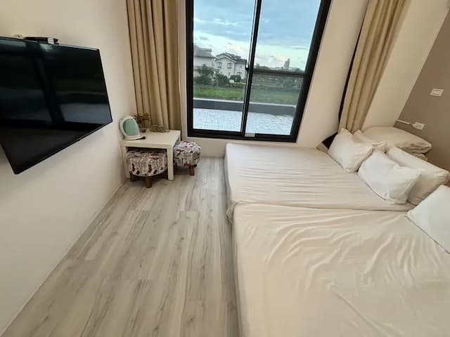 LOVE 미 리조트 클럽-202 퀸 더블룸-5