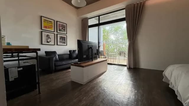 墾丁泊途會館 l 台灣最南端-晴空鳥語雙人房(山景)-1