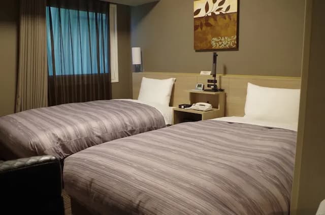 仙台東路線飯店｜六丁之目站步行8分-雙床房【不挑房】-2