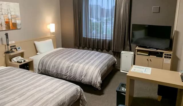 仙台東路線飯店｜六丁之目站步行8分-雙床房【不挑房】-2