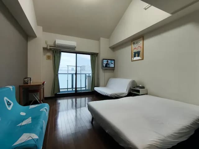 塩草旅居｜蘆原橋站歩行4分/一層一戶/附設電梯/方便至關西機場-South Village 601帶頂樓休息室免費獨占使用權-6