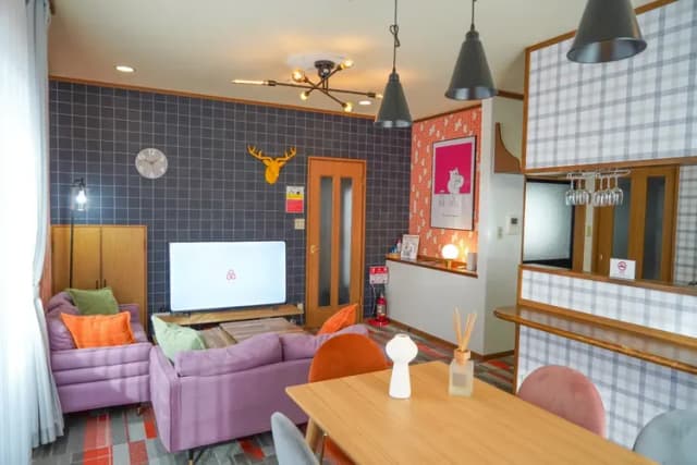 Living CUBE BEPPU-[5 minutes walk from JR Beppu Station, 2 free parking spaces] Rent the entire renovated detached house! / Up to 9 people-2