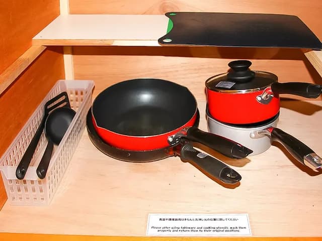 ・調理器具　各客室にあります。お料理をお楽しみください♪