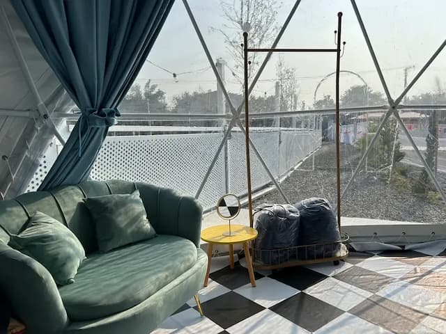 黃金藍海仙境｜2月全新開幕、免裝備、懶人露營-C區【免裝備】星空帳、雪屋4人帳丨3帳12人包區-4