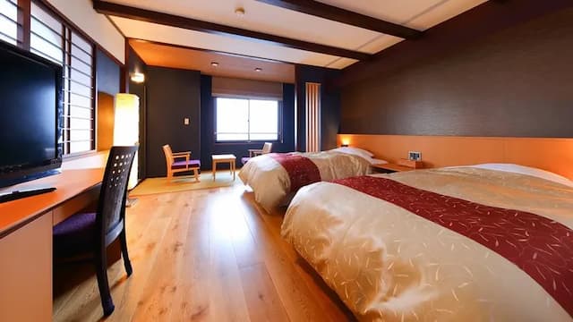 <Japanese modern guest room>