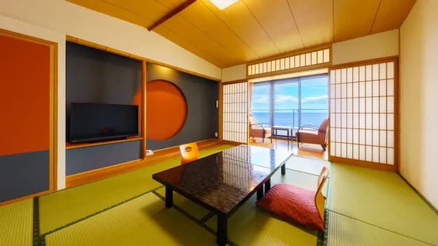 <Sea side Japanese-style room>
