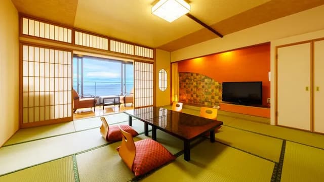 別府溫泉 海濱旅館 美松 大江亭｜別府站步行12分-海景和室【不挑房】-3