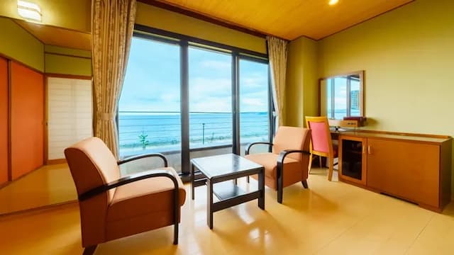 <Sea side Japanese-style room>