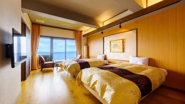 別府溫泉 海濱旅館 美松 大江亭｜別府站步行12分-頂層和洋室附展望露天浴池【不挑房】-3