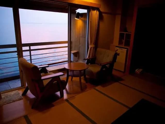 別府温泉 天空湯房 清海荘｜近JR別府站/海地獄開車15分-頂層面海和室附足湯【不挑房】-3