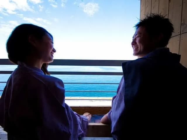 別府温泉 天空湯房 清海荘｜近JR別府站/海地獄開車15分-頂層面海和室附足湯【不挑房】-5