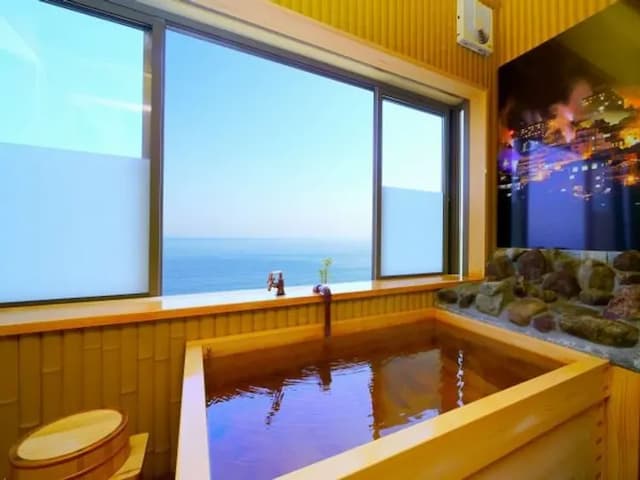 別府温泉 天空湯房 清海荘｜近JR別府站/海地獄開車15分-和洋室附半露天浴池【不挑房】-2