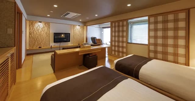 別府溫泉 竹和椿旅館 花別府｜方便至別府JR/海地獄/高崎山-和洋混合特別室【不挑房】-6