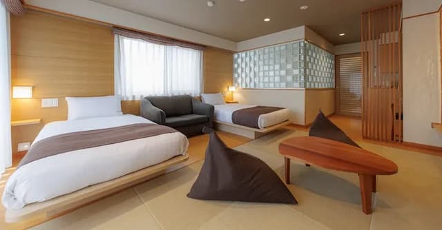 別府溫泉 竹和椿旅館 花別府｜方便至別府JR/海地獄/高崎山-和洋室【不挑房】-6