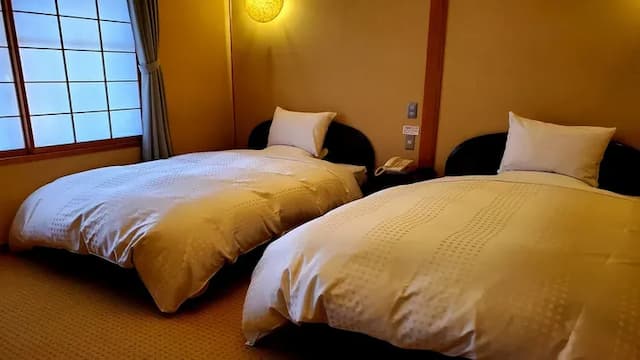 Yufuin Onsen Ryotei Tanokura-Semi Western-Style Room (8tatami mats + twin beds)-1
