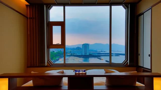 悠彩之宿 望海｜方便至海地獄/高崎山動物園/別府纜車-和洋混合雙床房:專屬衛浴【不挑房】-10