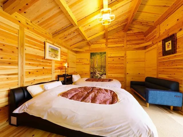 [Guest room / hanare] Log house Winter moon