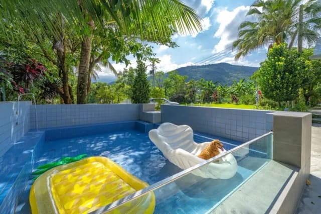 雲上太陽Villa戲水池KTV-芒果樹客廳+ 三房包棟-6