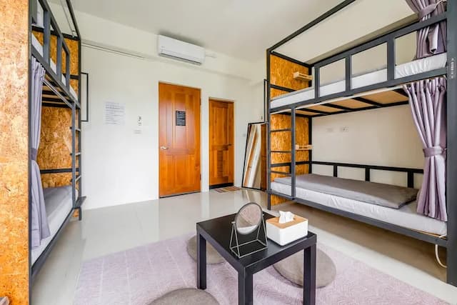 回佳旅宿-4 床女性宿舍房的 1 個床位-5