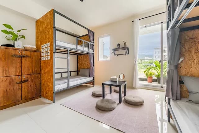 回佳旅宿-4 床女性宿舍房的 1 個床位-3